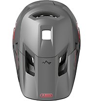 Abus YouDrop FF - MTB Helm - Kinder, Grey