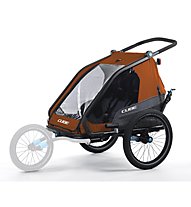 Acid Double CMPT - rimorchio bici , Grey/Orange