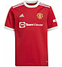 adidas 20/21 Manchester United Home Jersey Youth - Fußballtrikot - Kinder, Red