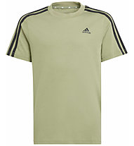 adidas 3 Stripes Jr - T-Shirt - Jungs, Green