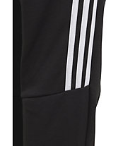 adidas 3Stripes - pantaloni fitness - bambino, Black/White