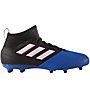 adidas Ace 17.3 FG J - scarpe da calcio per terreni compatti bambino, Black/Blue