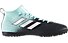 adidas ACE Tango 17.3 TF - scarpa da calcio terreni duri, Black/Light Blue