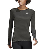 adidas Adi Runner Long Sleeve - Laufshirt langarm - Damen, Black