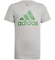 adidas Big Logo Tee - T-Shirt - Kinder, Grey