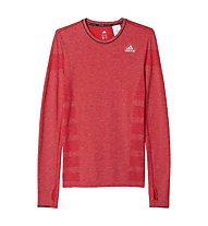 adidas Adistar Wool Primeknit LS - maglia running, Red