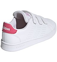 adidas Advantage - sneakers - bambina, White/Pink