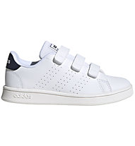 adidas Advantage C - Sneaker - Kinder, White/Blue