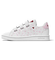 adidas Advantage CF C - sneakers - bambina, FTWWHT/CLPINK/BETSCA