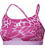 adidas Aeroreact Training 3 Stripes W - reggiseno sportivo basso sostegno - donna, Pink