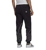 adidas Originals Big Trefoil Outline - pantaloni della tuta - uomo, Black