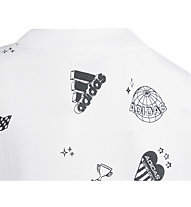 adidas Bluv Q3 J - T-Shirt - Mädchen, White