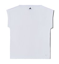 adidas Clima Young Graphic Tee W T-Shirt Donna, White