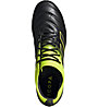 adidas Copa 19.1 FG - scarpe da calcio terreni compatti, Black/Lime