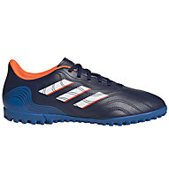 adidas Copa Sense.4 TF - scarpe calcio per terreni duri, Black/Blue
