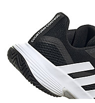 adidas CourtJam Control W - scarpe da padel - donna, Black/White
