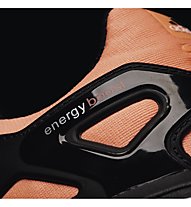 adidas Energy Boost ESM W - scarpa running donna, Flash Orange/White/Black