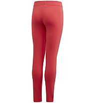 adidas Essentials Linear Tight - pantaloni fitness - ragazza, Red