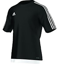 adidas Estro 15 Jersey T-Shirt, Black/White