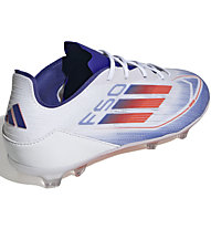 adidas F50 Pro FG J - Fußballschuh für festen Boden, White/Red/Blue