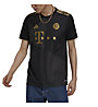 adidas FC Bayern 21/22 Away Jersey -  Fußballtrikot - Herren, Black/Gold