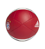 adidas FC Bayern München Capitano - pallone da calcio, Red/Silver