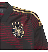 adidas Germany 2022 Away Youth - Fußballtrikot - Kinder, Black/Red