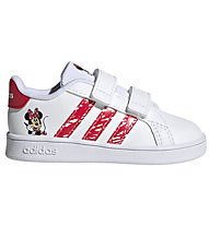adidas Grand Court MM CF I - sneakers - bambina, White/Red