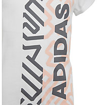 adidas Graphic Tee - T-shirt fitness - bambina, White