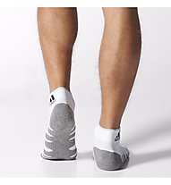 adidas Half Cushion Ankle Sock - calzini corti, White/Medium Grey Heather/Black