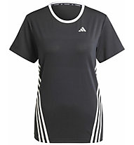 adidas Icons 3 Stripes W - T-Shirt - Damen, Black