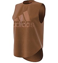 adidas ID Winners Muscle - top fitness - donna, Brown