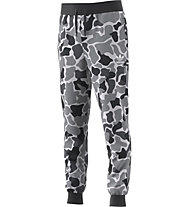 adidas Originals J TRF C Pants - pantaloni fitness - bambino, Grey/Black