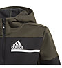 adidas JB ZNE Full-Zip Aeroready - giacca della tuta - bambino, Green/Black