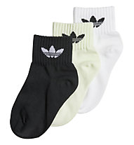 adidas Originals K Ankle - Kurze Socken - Kinder, WHITE/ALMLIM/BLACK