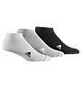 adidas Lin Plain Socken (3 Paar), White/Grey Heather/Black