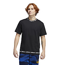 adidas Originals Linear Repeat Tee - T-Shirt - Herren, Black