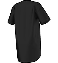 adidas Originals Long Back Tee Damen T-Shirt Fitness Kurzarm, Black