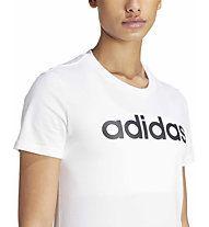 adidas Loungwear Essentials Slim Logo W - T-Shirt - Damen, White