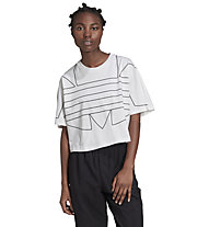adidas Originals Big Trefoil Tee - T-Shirt - Damen, White/Black