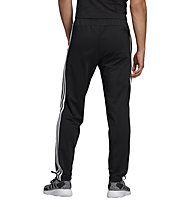 adidas M's Essentials 3-Stripes Tapered - pantaloni lunghi fitness - uomo, Black/White