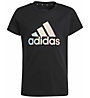 adidas Metallic Print Jr - T-shirt - ragazza, Black