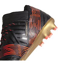 adidas Nemeziz 17.1 FG - Fußballschuh für feste Böden, Black/Red/Gold