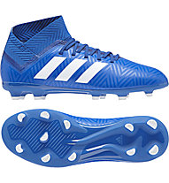 adidas Nemeziz 18.3 FG J - scarpe calcio terreni compatti - bambino, Blue