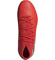 adidas Nemeziz 19.3 FG Junior - Fußballschuh komplakte Rasenplätze - Kinder, Red/Grey
