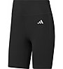 adidas Optime Essentials Stash Pocket 7inch W - pantaloni fitness - donna, Black