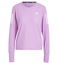 adidas Own The Run - maglia running maniche lunghe - donna, Pink