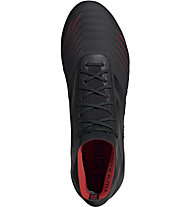 adidas Predator 19.1 FG - Fußballschuhe kompakte Rasenplätze, Black