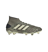 adidas Predator 19.1 FG - scarpe da calcio terreni compatti, Green/Sand/Yellow