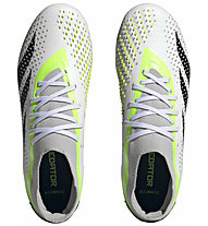adidas Predator Accuracy.2 FG - Fußballschuh für festen Boden - Herren, White/Grey/Green